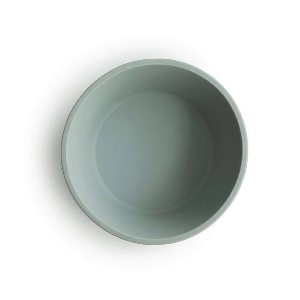 Mushie Silicone Bowl 吸盤矽膠碗 (Cambridge Blue)