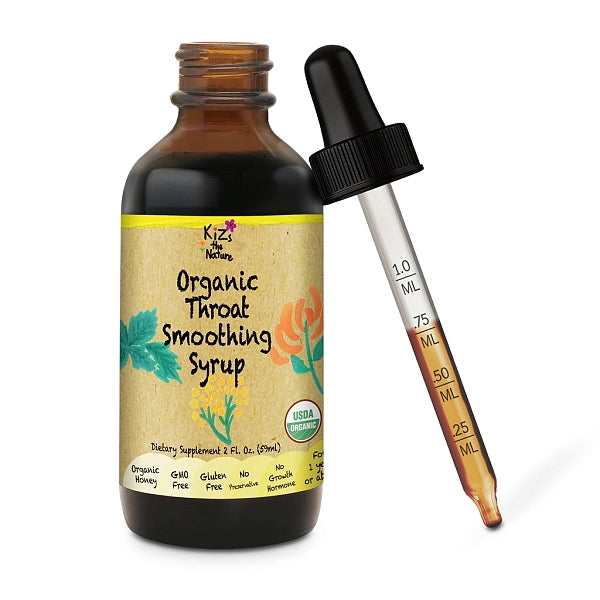 Kizs the Nature Organic Throat Smoothing syrup 有機喉嚨舒草本口服液