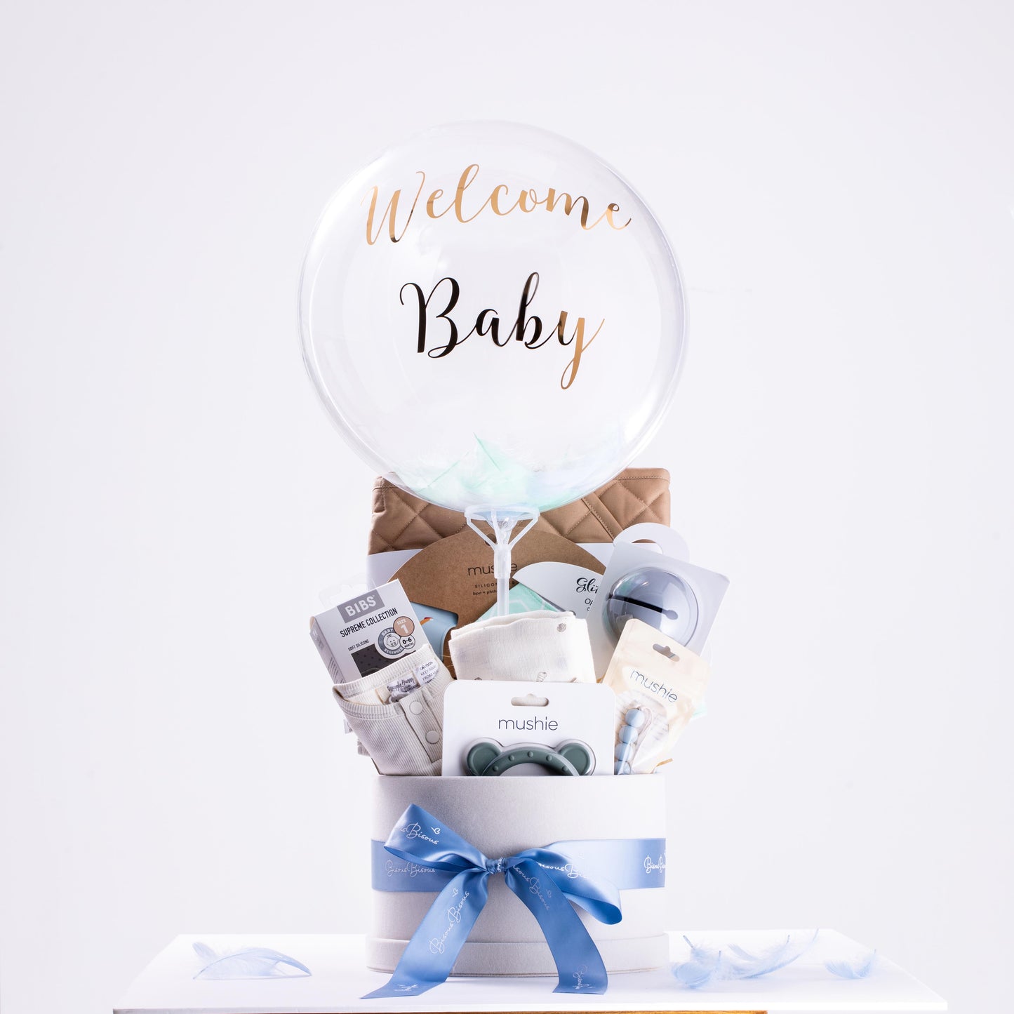 New Born Baby Gift Set 初生寶寶禮籃 (Premium Baby Boy Set)