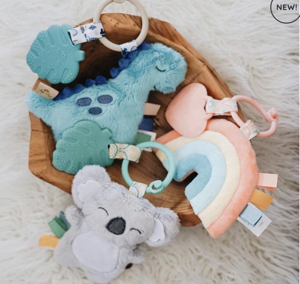 Itzy Ritzy Pal Plush + Teether 矽膠牙膠 (Dino)