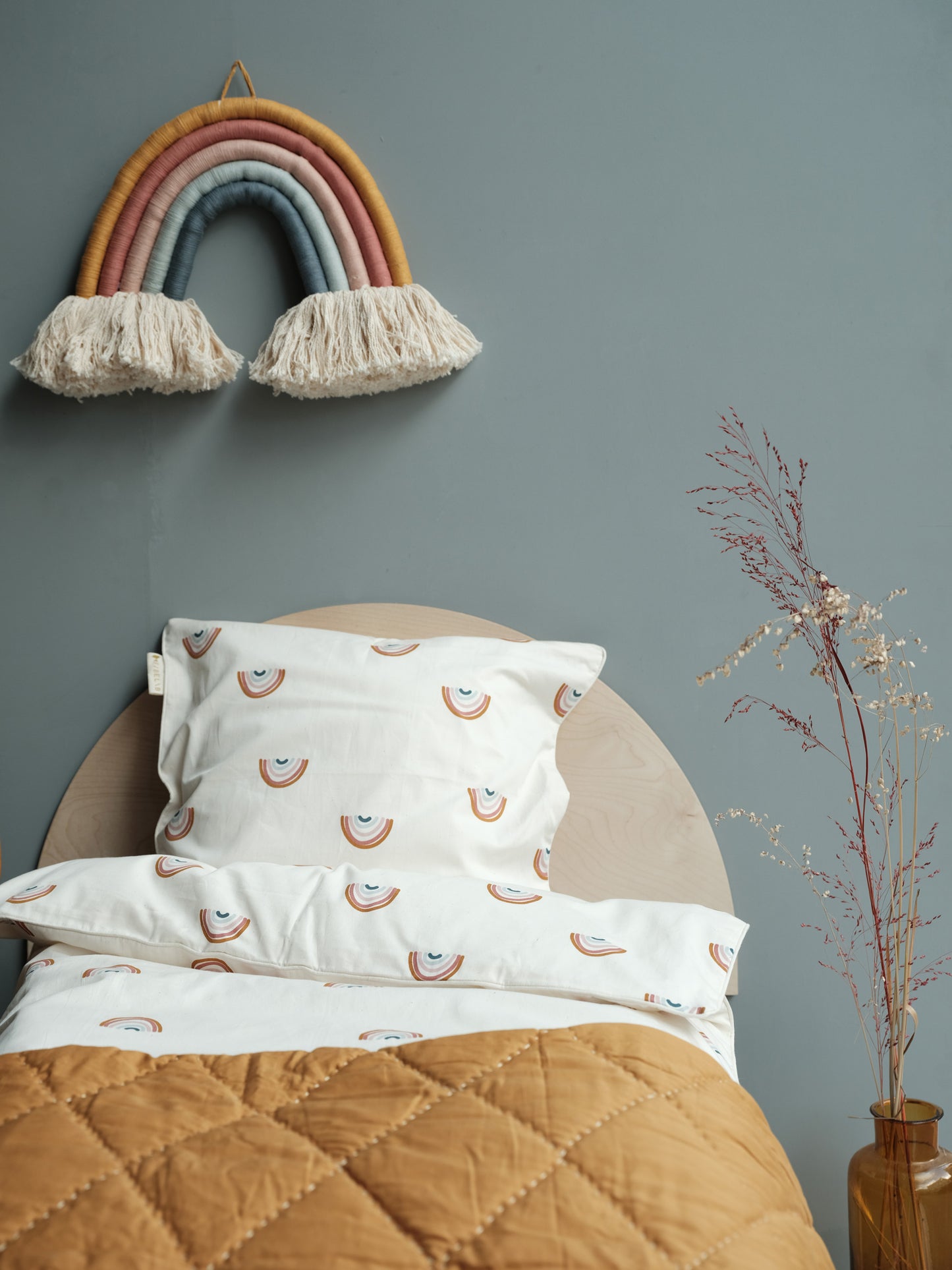 Fabelab Bedding 床單和枕頭套 (Rainbow Printed)
