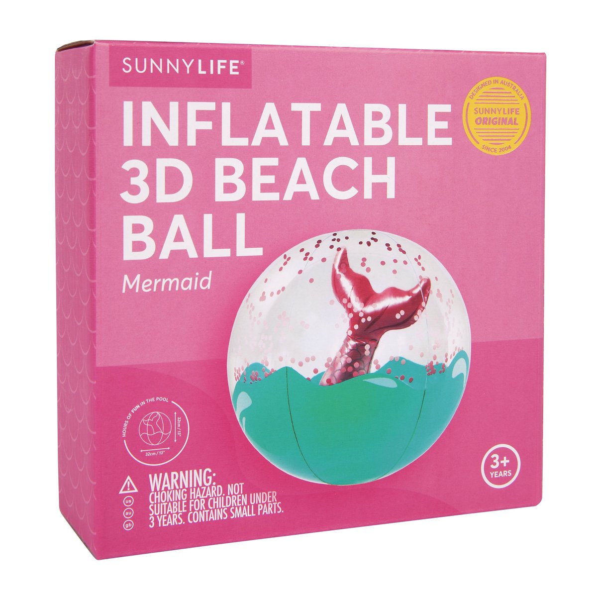 Sunnylife Inflatable 3D Beach Ball 沙灘球 (Mermaid)
