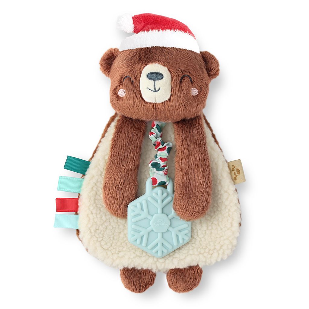 Itzy Ritzy Lovely Plush With SIlicone Teether Toy 咬咬安撫巾 (Bear)