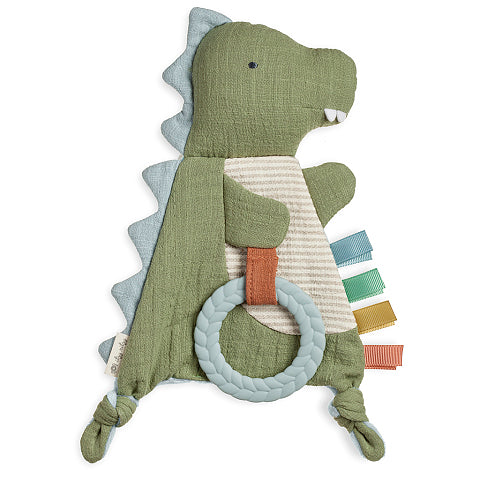 Itzy Ritzy Bitzy Crinkle™ Sensory Toy with Teether 矽膠牙膠公仔 (Dino)