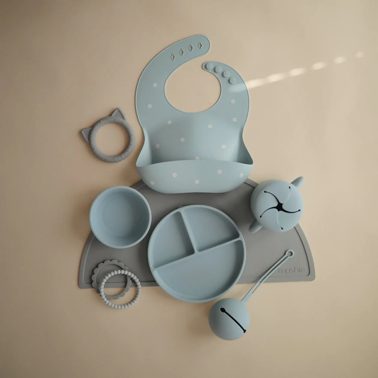 Silicone Pacifier Holder Case 矽膠奶嘴盒 (Powder Blue)