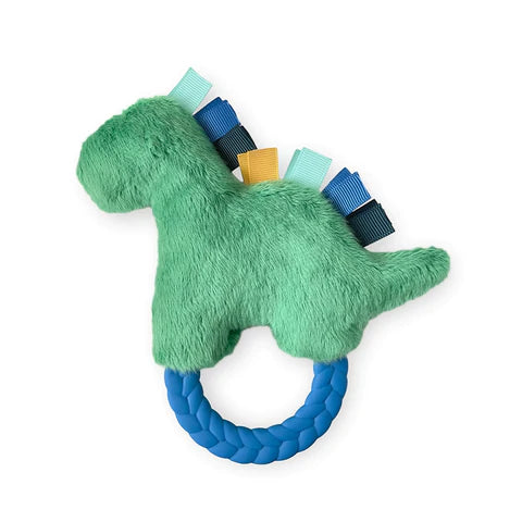 Itzy Ritzy RATTLE PAL™ PLUSH RATTLE WITH TEETHER 矽膠牙膠 (Dino)