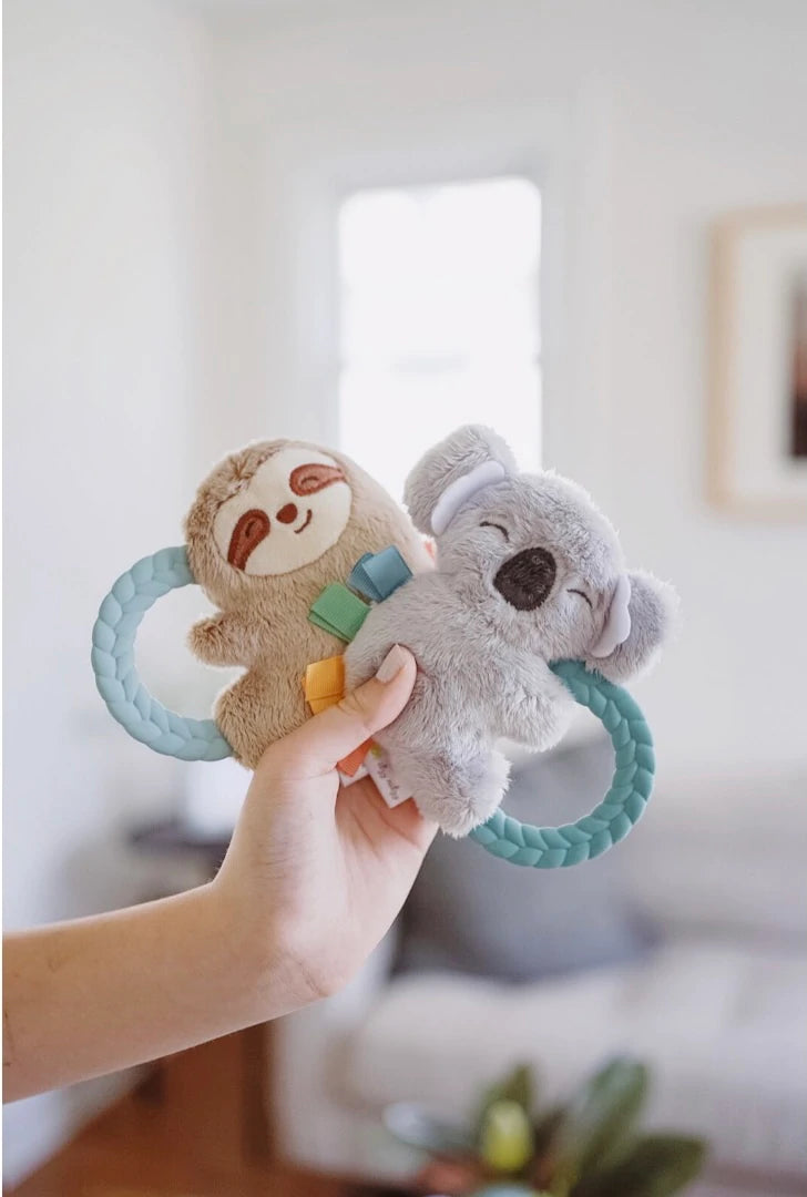Itzy Ritzy RATTLE PAL™ PLUSH RATTLE WITH TEETHER 矽膠牙膠 (Koala)