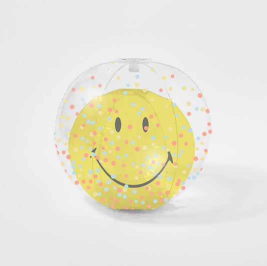 Sunnylife Inflatable 3D Beach Ball 沙灘球 (Smiley)