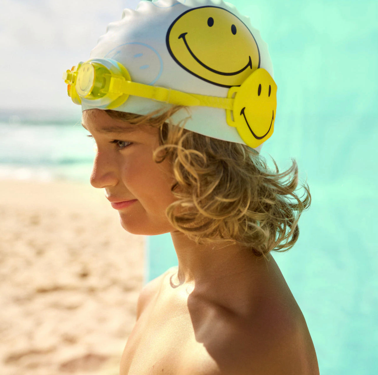 Sunnylife Swimming Cap 泳帽 (Smiley, 3-9Y)