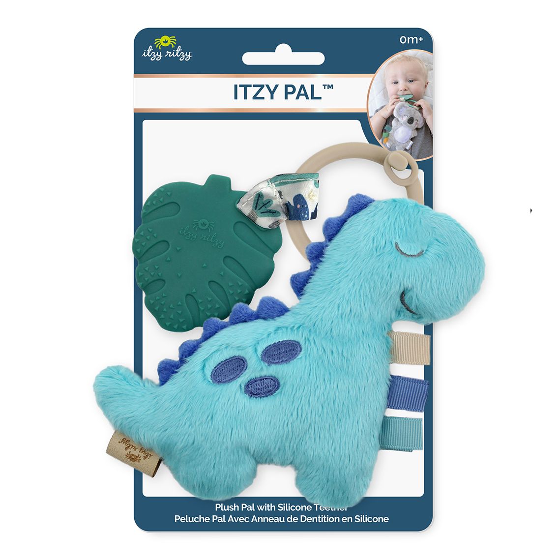 Itzy Ritzy Pal Plush + Teether 矽膠牙膠 (Dino)