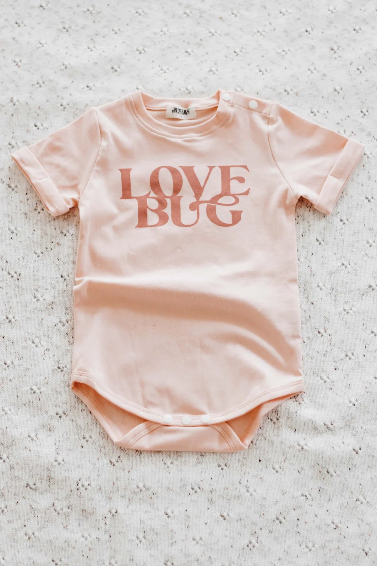 Bencer & Hazelnut Bodysuit 包屁衣 (Peach Love Bug)