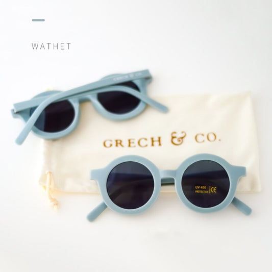 Grech & Co. Original Round Sustainable Sunglasses 防UV太陽眼鏡 (Light Blue)