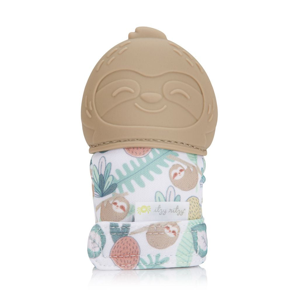 Itzy Ritzy Mitts Silicone Teething Mitt 咬咬手套 (Sloth)