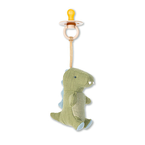 Itzy Ritzy Bitzy Pal Natural Rubber Pacifier & Stuffed Animal 天然橡膠奶嘴和公仔 (Dino)
