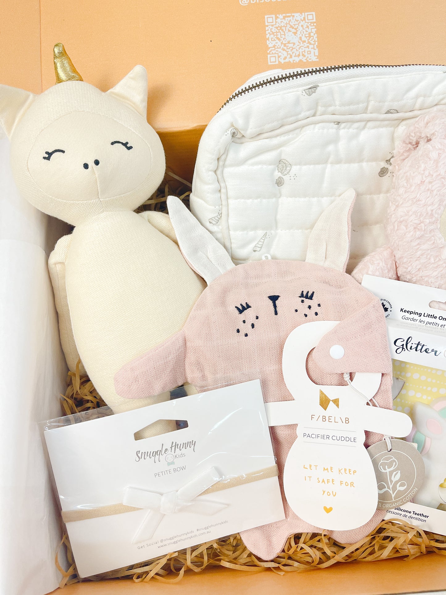 New Born Baby Gift Set 初生寶寶禮籃 (Pink)