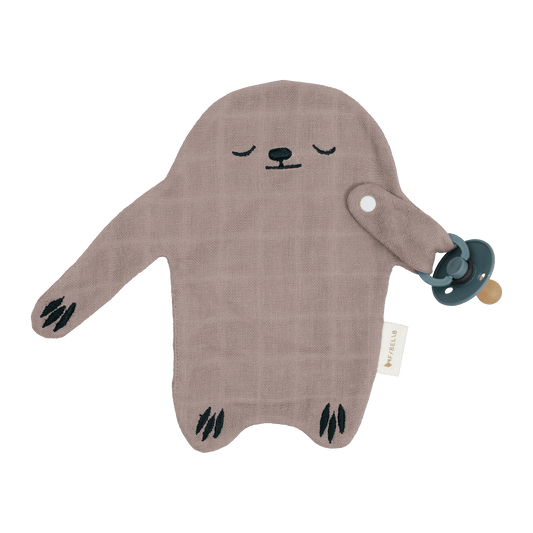 Fabelab Pacifier Cuddle 可掛奶嘴安撫巾 (Sloth)